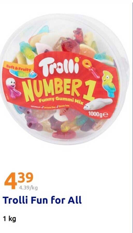 Trolli Fun for All - Funny Gummi Mix 1 kg