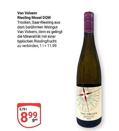 Van Volxem Riesling Mosel DQW