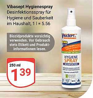 Vibasept Hygienespray - Desinfektionsspray für Hygiene und Sauberkeit im Haushalt