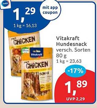 Vitakraft Hundesnack – Verschiedene Sorten (80 g)