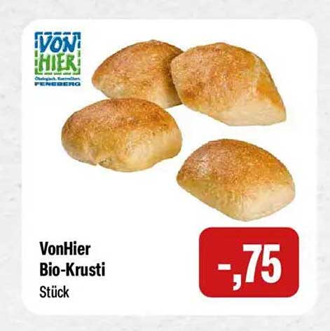 VonHier Bio-Krusti – Stück