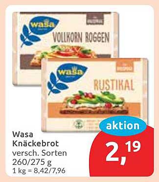 Wasa Knäckebrot - verschiedene Sorten (260/275 g)