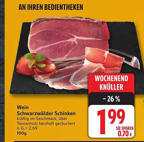Wein Schwarzwälder Schinken