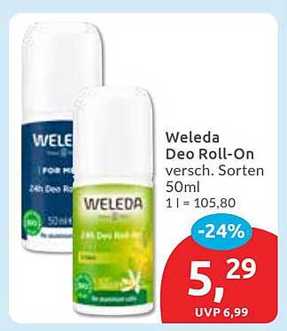 Weleda Deo Roll-On verschiedene Sorten 50ml