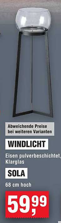WINDELICHT Sola – elegantes Accessoire für Ihr Zuhause
