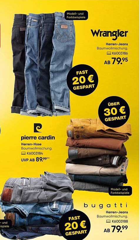 Wrangler Herren-Jeans Baumwollmischung