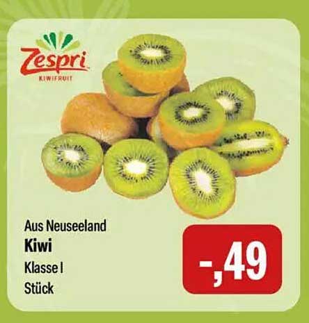 Zespri Kiwi aus Neuseeland - Nur 49 Cent pro Stück!