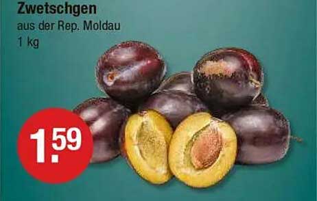Zwetschgen aus der Rep. Moldau - 1 kg für nur 1,59 €