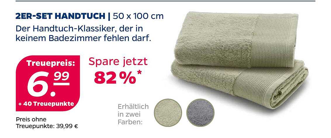 2ER-SET HANDTUCH | 50 x 100 cm