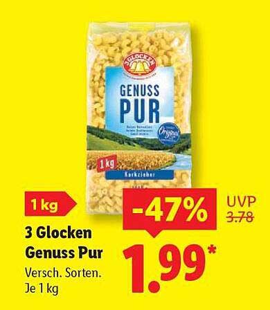 3 Glocken Genuss Pur 1 kg - Vielseitiger Genuss zum Sparpreis