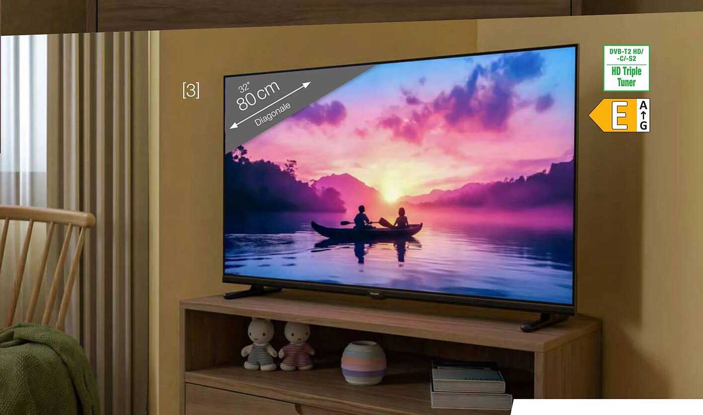 32" (80 cm) Fernseher mit HD Triple Tuner