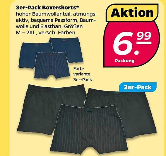 3er-Pack Boxershorts