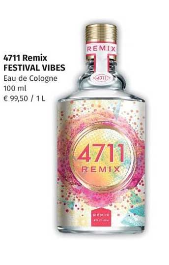 4711 Remix FESTIVAL VIBES Eau de Cologne 100 ml