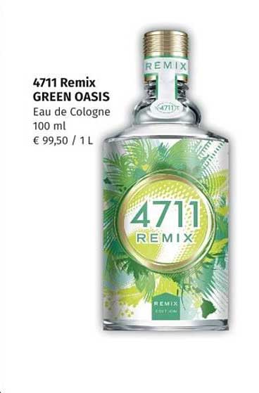 4711 Remix GREEN OASIS Eau de Cologne 100 ml