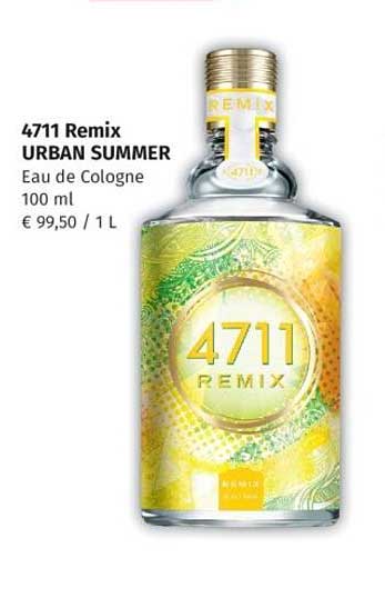 4711 Remix URBAN SUMMER Eau de Cologne 100 ml