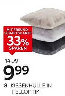8 Kissenhülle in Felloptik