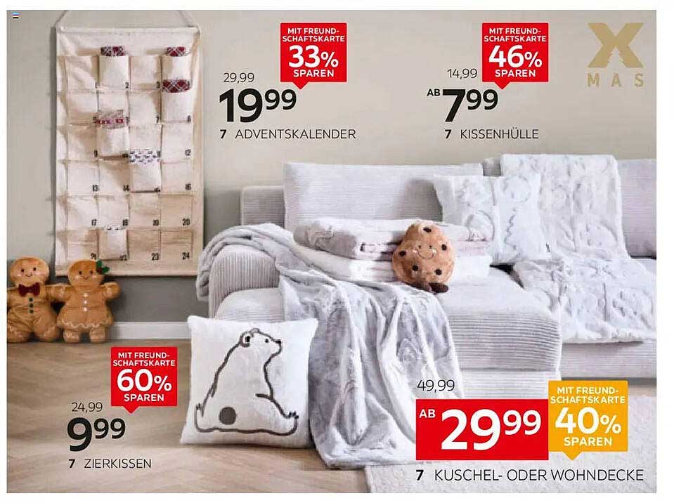Adventskalender und Kissenhüllen