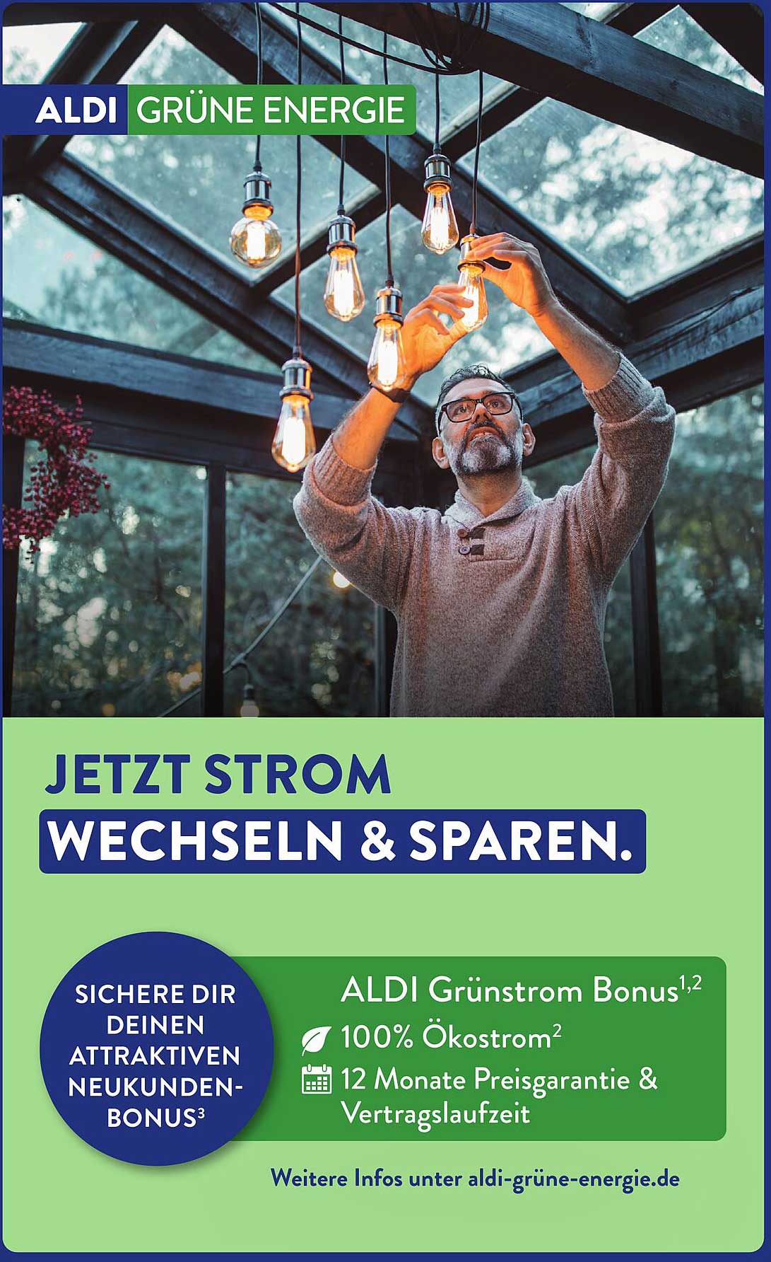 ALDI Grünstrom – Jetzt wechseln und sparen!