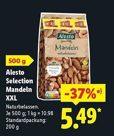 Alesto Selection Mandeln XXL 500 g