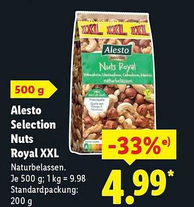 Alesto Selection Nuts Royal XXL 500 g