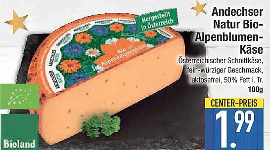 Andechser Natur Bio-Alpenblumen-Käse