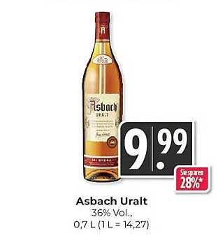 Asbach Uralt Weinbrand 0,7 L, 36% Vol.