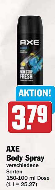 AXE Body Spray verschiedene Sorten 150-100 ml Dose