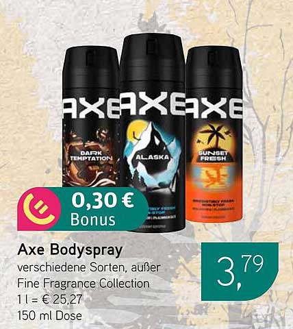 Axe Bodyspray - verschiedene Sorten, außer Fine Fragrance Collection