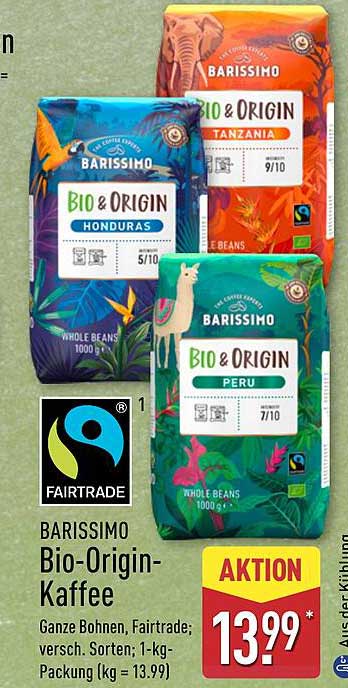 BARISSIMO Bio-Origin-Kaffee