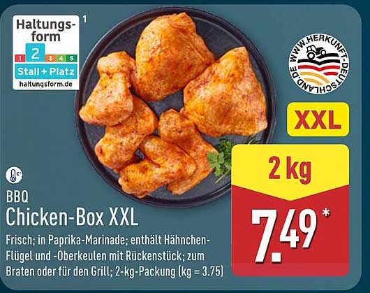 BBQ Chicken-Box XXL