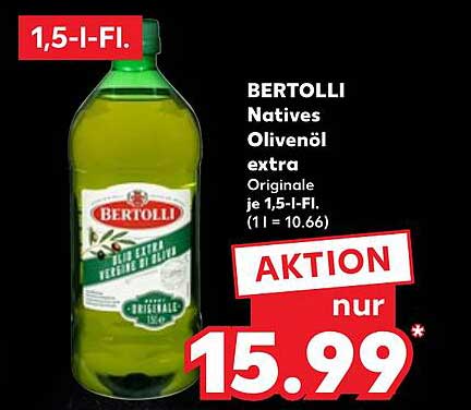 BERTOLLI Natives Olivenöl extra 1,5 l