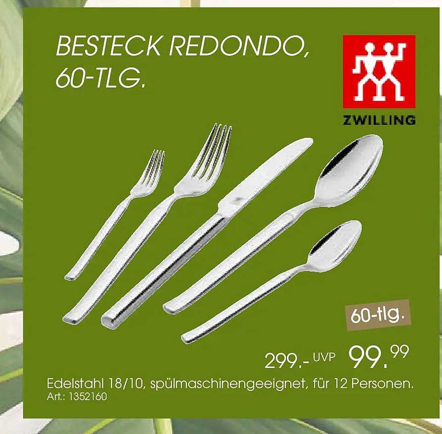 BESTECK REDONDO, 60-TLG.