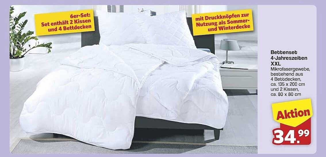 Bettenset 4-Jahreszeiten XXL