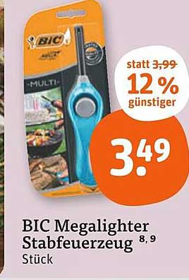 BIC Megalighter Stabfeuerzeug