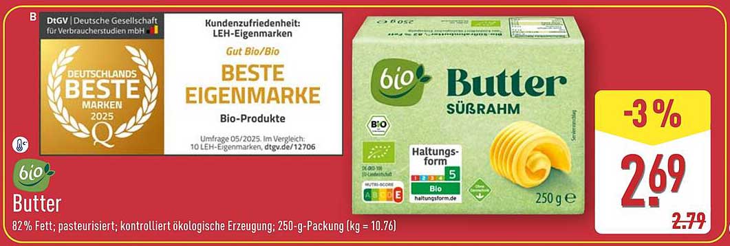 bio Butter 250 g