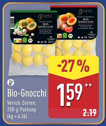 Bio-Gnocchi 250-g-Packung - Verschiedene Sorten