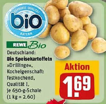 Bio Speisekartoffeln »Drillinge«