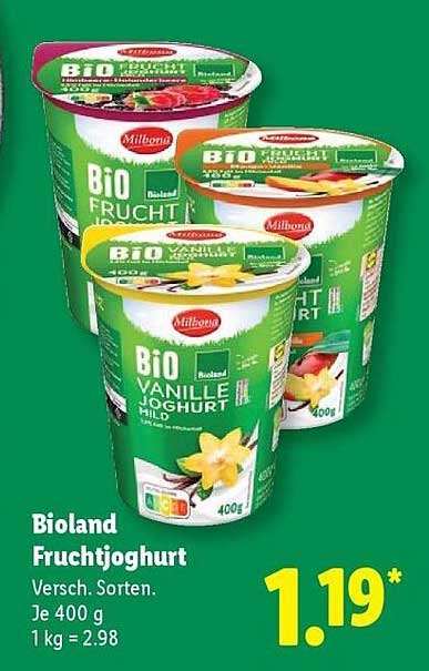 Bioland Fruchtjoghurt - Verschiedene Sorten