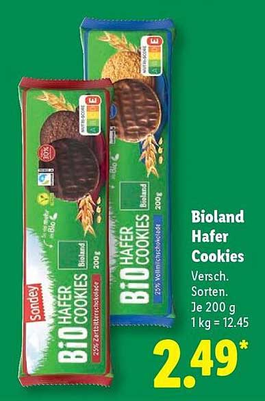 Bioland Hafer Cookies