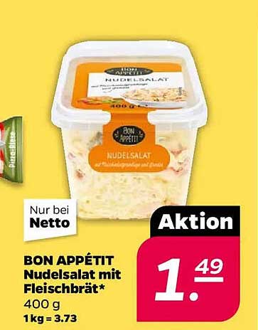BON APPÉTIT Nudelsalat mit Fleischbrät 400 g