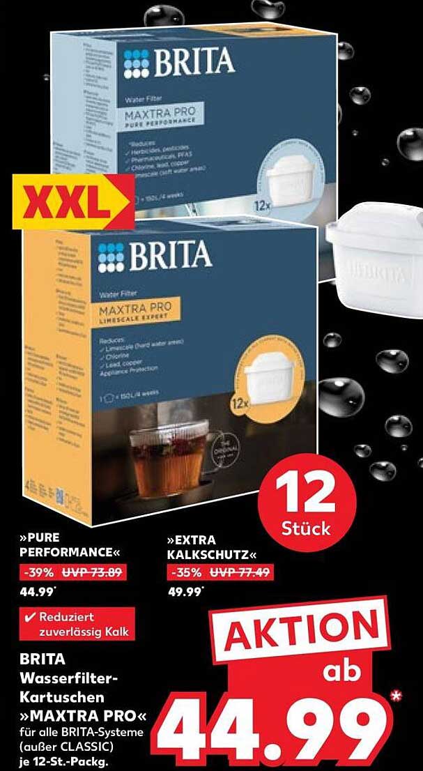 BRITA Wasserfilter-Kartuschen MAXTRA PRO - 12 Stück