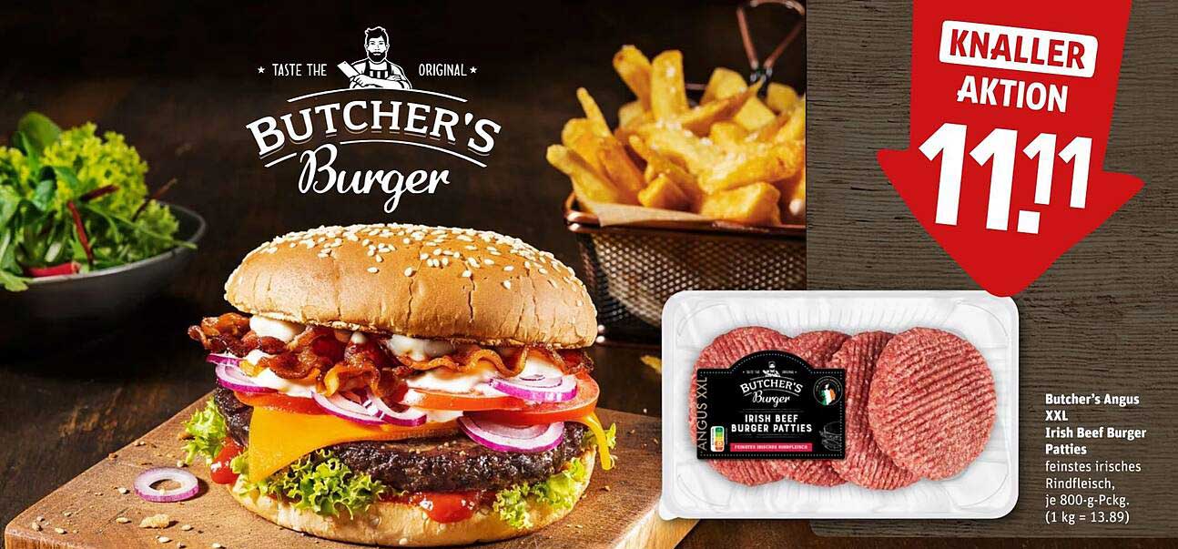 Butcher's Angus XXL Irish Beef Burger Patties