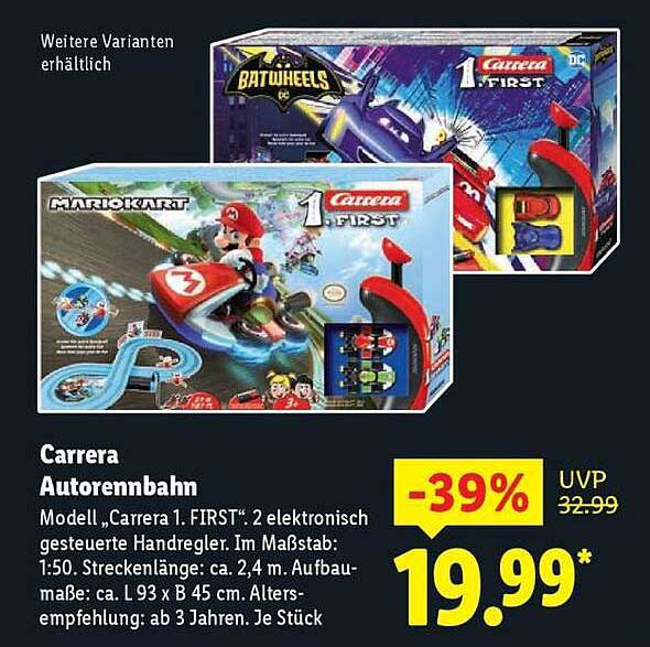 Carrera Autorennbahn „Carrera 1. FIRST“