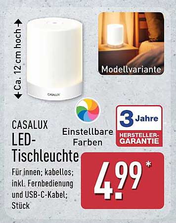CASALUX LED-Tischleuchte