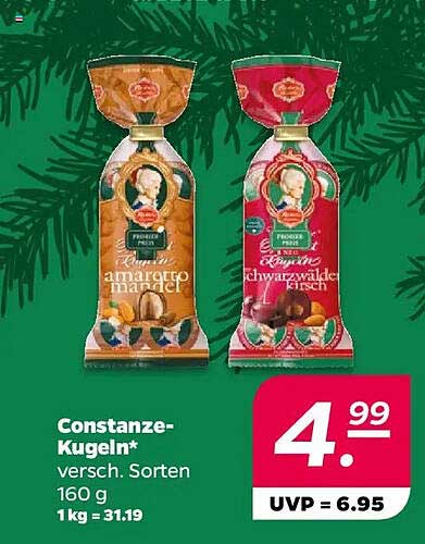 Constanze-Kugeln - verschiedene Sorten, 160 g