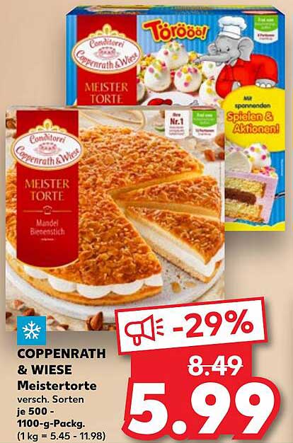 COPPENRATH & WIESE Meistertorte - Mandel Bienenstich
