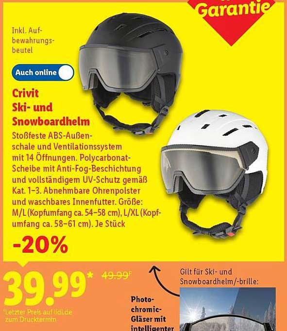 Crivit Ski- und Snowboardhelm