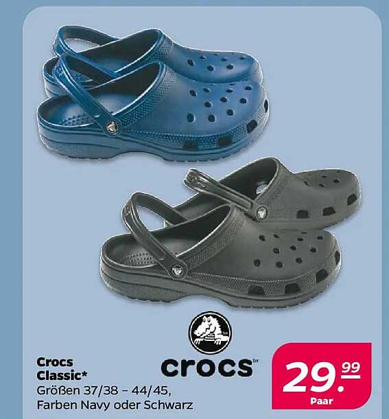 Crocs Classic in Navy oder Schwarz – Der perfekte Sommerschuh!