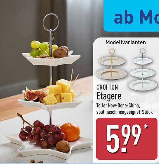 CROFTON Etageren aus New-Bone-China