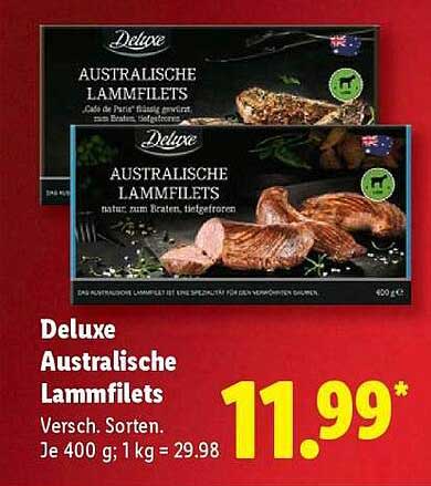 Deluxe Australische Lammfilets